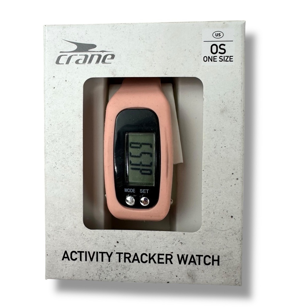 NEW Crane Ladies Fitness Activity Tracker Peach Parfait Color for Wrist OS
